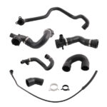 Radiator Coolant Water Hose Pipe Kit 7 Hoses Fit For BMW 128i 2008-2013 Fit For BMW 328i Convertible 2012-2013 17127564480, 11537516414, 11537545665 - Image 2