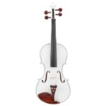 Do Not Sell on Amazon GV103 4/4 Spruce Panel Violin Matte White - Image 7