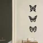 CIFbuy Vintage 3-Piece Butterfly Wall Art Set Metal Home Decor for Living Room Bedroom (TikTok, temu pick-up service) - Image 5