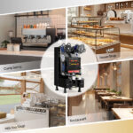 Cup Sealing Machine, Full Automatic Cup Sealer Machine 88/89/90/95mm, Electric Boba Cup Sealing Machine 500-600 Cups/H with LCD Control Panel for Bubble Milk Tea - Image 2