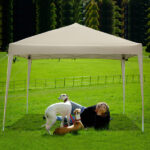 3 x 3m Two Doors & Two Windows Practical Waterproof Right-Angle Folding Tent Khaki - Image 38