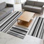 Three-piece kitchen rug set, non-slip and washable, abstract pattern kitchen hallway rug, soft and comfortable, suitable for sinks, floors, entrances, hallways and bathrooms. - Image 6