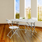 4ft Foldable Lift Patio Plastic Table White SAME AS 21616655 - Image 32
