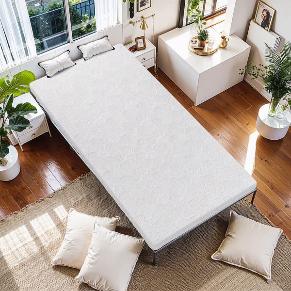 2 inch mattress with memory foam, bring you a comfortable sleep, suitable for many scenarios-Twin Size