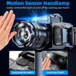 2 PACK LED Headlamp Motion Sensor 5-Modes Headlamp USB Rechargeable Canping Hiking Headlight (US Logistics For USPS/DHL/Fedex/UPS. No designated logistics accepted TK/TMEU only For self-pickup - Image 5