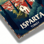 CIFbuy Vintage Turkish Isparta Landscape Metal Sign 8x12 Inch, 2D Flat Wall Art Plaque, Retro Scenery Decor For Home Kitchen Bar Bedroo TikTok, TikTok, Self-pickup Logiopics - Image 5