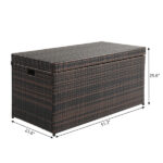 Simple And Practical Outdoor Deck Box Storage Box Brown Gradient - Image 9