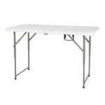 Replace 87607347 4ft Foldable Lift Patio Plastic Table White - Image 3