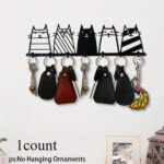 CIFbuy Top - Notch Cute Cat Decorative Hook. The 7 - Hooks Key Hook Rack That Transforms into a High - Quality Modern Wall - Mounted Coat Rack.Wall Sculptures.(TikTok/temu self-pickup orders) - Image 33