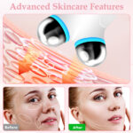 Anti Aging and Wrinkles Microcurrent Facial Device, Boost Skin Care Products Absorption - White - Image 7