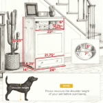 Pet Feeder Station Storage Cabinet - Image 4
