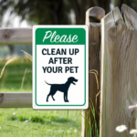 CIFbuy 1Pcs 8x12In Vintage Metal Tin Sign, Waterproof" Please Clean Up After Your Pet Wall Decor, Wall Decor, Cute Running Puppy Graphic 2 WaterprooikTok, WaterprooikTok, t Self-pickup Logiopics - Image 4