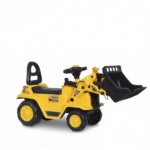 3 in 1 Ride On Toy Bulldozer – Digger Tractor Pulling Cart for Backyard Sandbox Pretend Play - Image 2