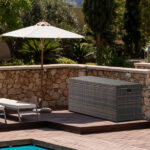 Simple And Practical Outdoor Deck Box Storage Box Brown Gradient - Image 20