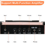 Do Not Sell on Amazon 20W GB-20 Electric Bass Guitar Amplifier Natural Color - Image 3