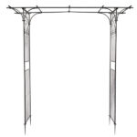 Flat Roof Wrought Iron Arches Plant Climbing Frame - Image 5