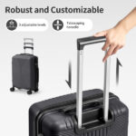 PP Trolley Case 20in 24in 28in 3PCS Suitcase Set Dark Gray - Image 21