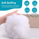 Egg Chair Cushion Hanging Basket Seat Cushion,Thicken Soft Egg Swing Chair Pad,Hanging Egg Chair Cushion with Headrest - Image 4