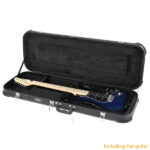 Replace 13198066 Electric Guitar Square Hard Case with Protective Sleeve Fits ST TL Burning fire 170 Style Electric Guitar Blac - Image 2