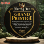 CIFbuy 1pc 8x8 Inch Round French Aluminum Sign, Vintage Grand Prestige Hertog Jan Decorative Plaque, German Language Metal Wall Art For TikTok, TikTok, Self-pickup Logiopics - Image 8