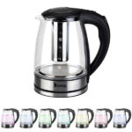 HD-1861-A 110V 1200W 1.8L Electric Glass Kettle US Plug - Image 31