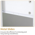 NightStand with One Drawer&Shelf White - Image 10