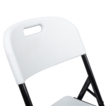 4pcs 47*54*84cm Garden Plastic Folding Chair White - Image 19