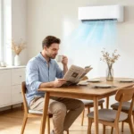 115V WIFI Enabled Inverter Mini Split Air Conditioner, AC Unit Cools up to 750 Sq.Ft