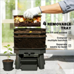 4-Tray Worm Composter Bin - Image 7