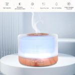 500ml Aromatherapy Essential Oil Diffuser Set with 6 Therapeutic Oils, 7 Color Changing LED Lights, Ultrasonic Cool Mist, Auto Shut-Off, Quiet Operation Perfect for Home, Bedroom, Yoga - Image 12