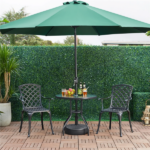 22L Water/ Sand Filled Outdoor Umbrella Base for Patio Lawn Garden, Black - Image 6