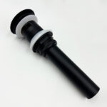 Bathroom Sink Drain with Overflow, Vessel Sink Lavatory Vanity Pop Up Drain Stopper, 304 Stainless Steel - Image 2