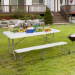 6FT Outdoor Courtyard Foldable Bench - Image 13