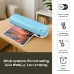 Laminator Machine with 10 Sheets - Fast Warm-Up for A4/A5/A6 Documents & Photos - Office, School, Home Use - Teacher Supplies & Organization Essentials (Color Preservation Technology) - Image 2