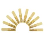 10pcs LADE E-Flat Alto Saxophone Reed with Transparent Case Strength 2.5 - Image 2