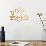 CIFbuy Stunning Large Lotus Metal Wall Art – Modern Living Room Decor & Fabulous Bridal Shower Gift.Wall Sculptures-cif buy(TikTok/temu self-pickup orders) - Image 5