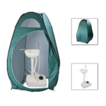 Portable Outdoor Pop-up Toilet Dressing Fitting Room Privacy Shelter Tent Army Green - Image 12