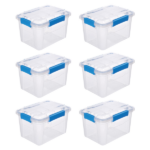 6 PACK - WATERPROOF 4.7Gal/19Qt/18L BOX(Shipment from Walmart)