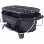 Oval Cast Iron Grill Outdoor, Portable Charcoal Grill and Tabletop Cast Iron Skillet - 100% Cast Iron, Enameled, Durable, Small Charcoal Grill, Camping Stove, Hibachi Grill -Does not support self pick - Image 19