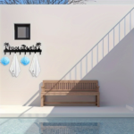 CIFbuy Heavy Duty Modern Black Wall Hooks Space Saving Towel Robe Hanger Wall Mounted Organizer For Bathroom Bedroom Kitchen Entryway(TikTok, temu pick-up service) - Image 4