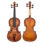 Do Not Sell on Amazon GV103 4/4 Spruce Panel Violin Matte Natural - Image 2