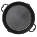 17inch Pre-Seasoned Cast Iron Skillet, Cast Iron Pan,Dual Assist Handles,Use for Grill, Stovetop, Induction, Oven Safe Cookwa - Image 3