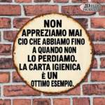 CIFbuy Vintage French Philosophy Of Life Toilet Paper Sign 8x8 Inch Round Aluminum Plaque Funny Decorative Wall Art For Kitchen Dining TikTok, TikTok, Self-pickup Logiopics - Image 6