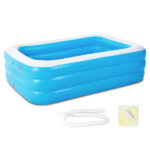 Inflatable Swimming Pools Inflatable Lounge Pool for Kids Baby Adult Inflatable Water Ball Pool for Outdoor Garden Backyard Summer Water Party 120*72*24in No shipments on weekends - Image 7