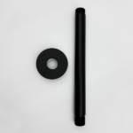 12" Matte Black Bathroom Luxury shower head,High Pressure Rain Shower Head, Ultra-Thin Showerhead 304 Stainless Steel - Image 2