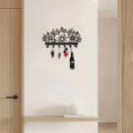 CIFbuy Metal Baked Paint Floral Design Wall Hooks Decorative Flower Key Holder (TikTok, temu pickup) - Image 2