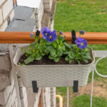 Adjustable Heavy-Duty Iron Planter Bracket | 6.1-11.6" Extendable Tray + 2.36-6.9" Two-Level Adjustable Hook - Image 5