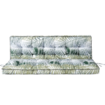 Outdoor Swing Cushions 63 Inch, Waterproof 4" Thick Porch Swing Cushion Replacement with Backrest and Ties, Comfortable 2-3 Seat Pation Swing Pad for Backyard, Garden, Lawn, Outdoor Furniture bamboo leaf - Image 14