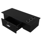 Classic Salon Wall Mount Styling Station Beauty Salon Spa Locking Cabinet Black - Image 12