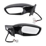 2x Power Mirrors Manual Folding & Heated & Turn Signal Fit for Hyundai Sonata 2.0L 2.4L 2011-2014 876103Q110 876203Q110